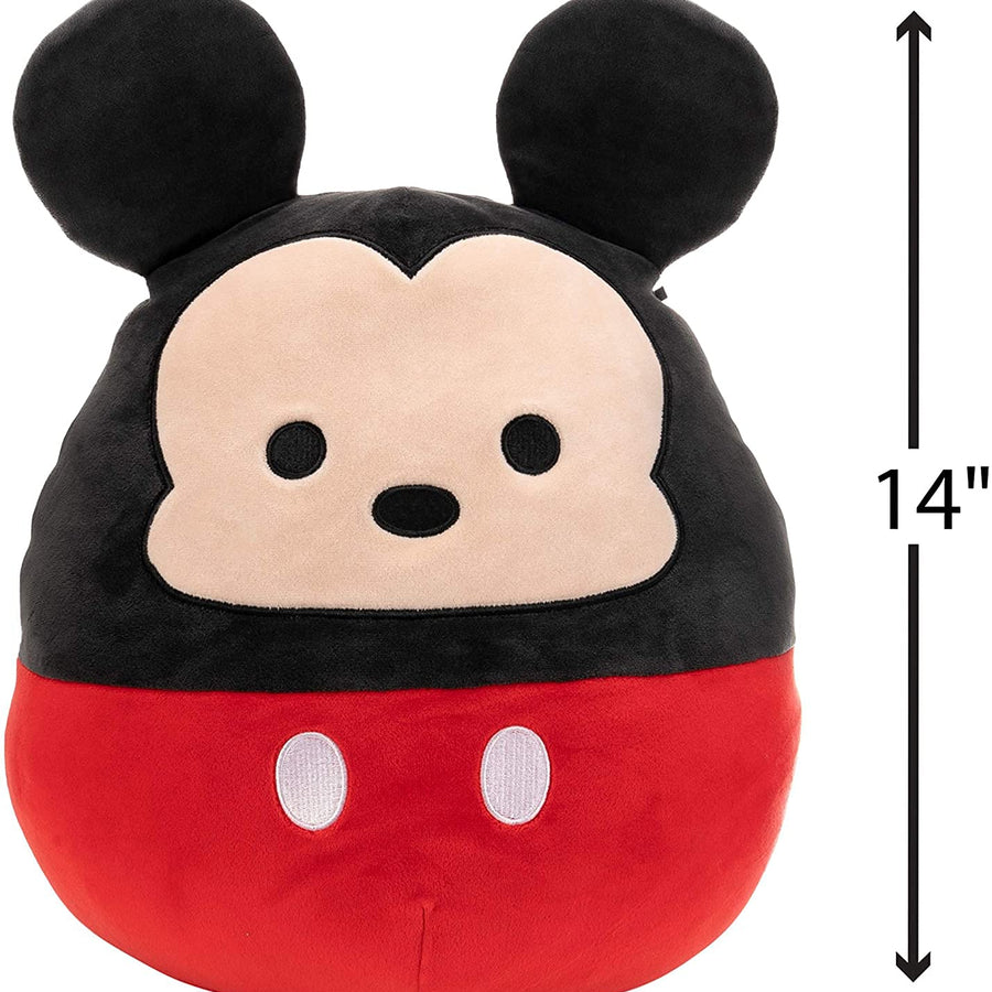 Squishmallow Official Kellytoy Plush 14" Mickey Mouse - Disney Ultrasoft Stuffed Animal Plush Toy