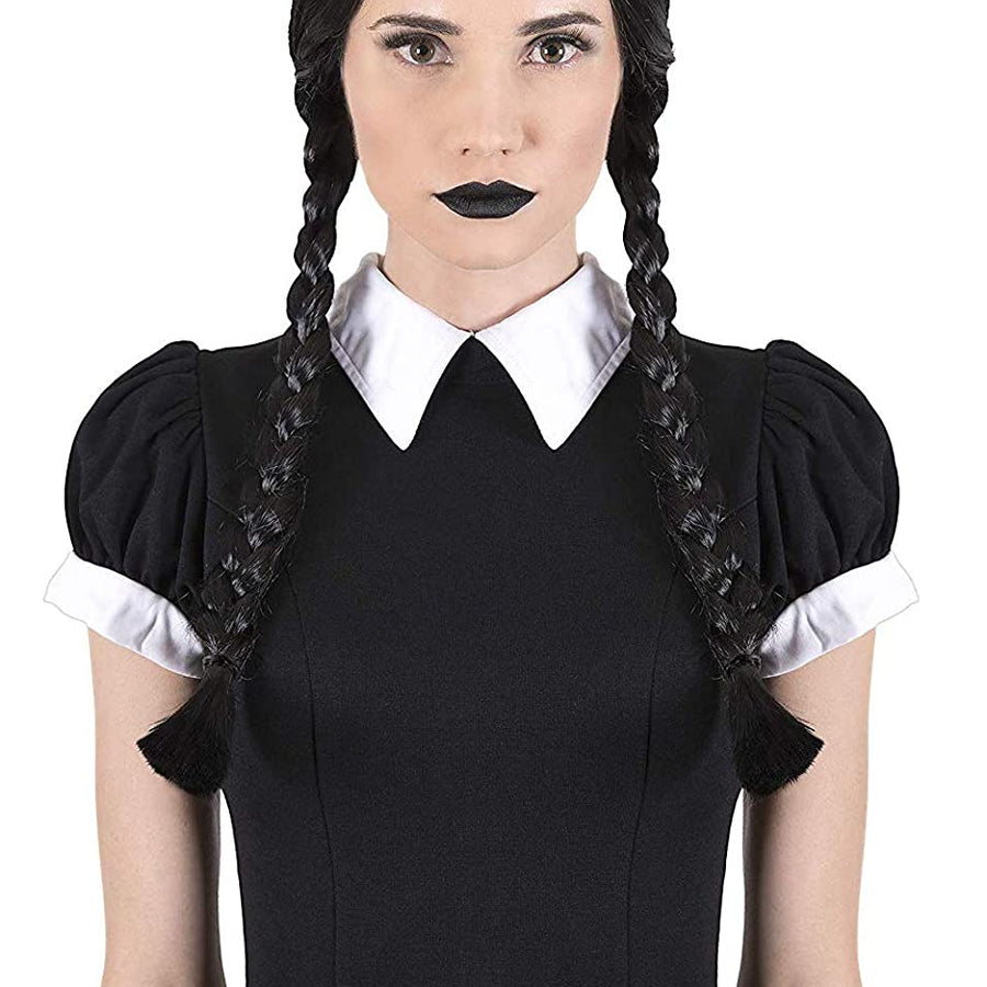 Kangaroo's Pocahontas Indian Girl Braided Costume Wig, Wednesday, Halloween…