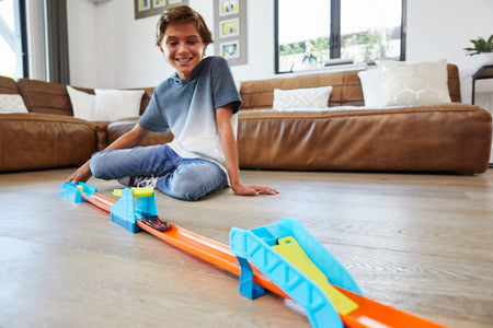 Hot Wheels Track Builder Pack Unlimited Premium Curve Parts Connecting Sets Ages 4 and Older