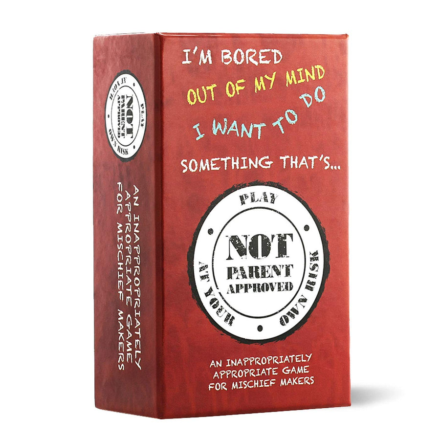 Not Parent Approved: A Fun Card Game and Gift for Kids 8-12, Tweens, Teens, Families and Mischief Makers – The Original, Hilarious Family Party Game