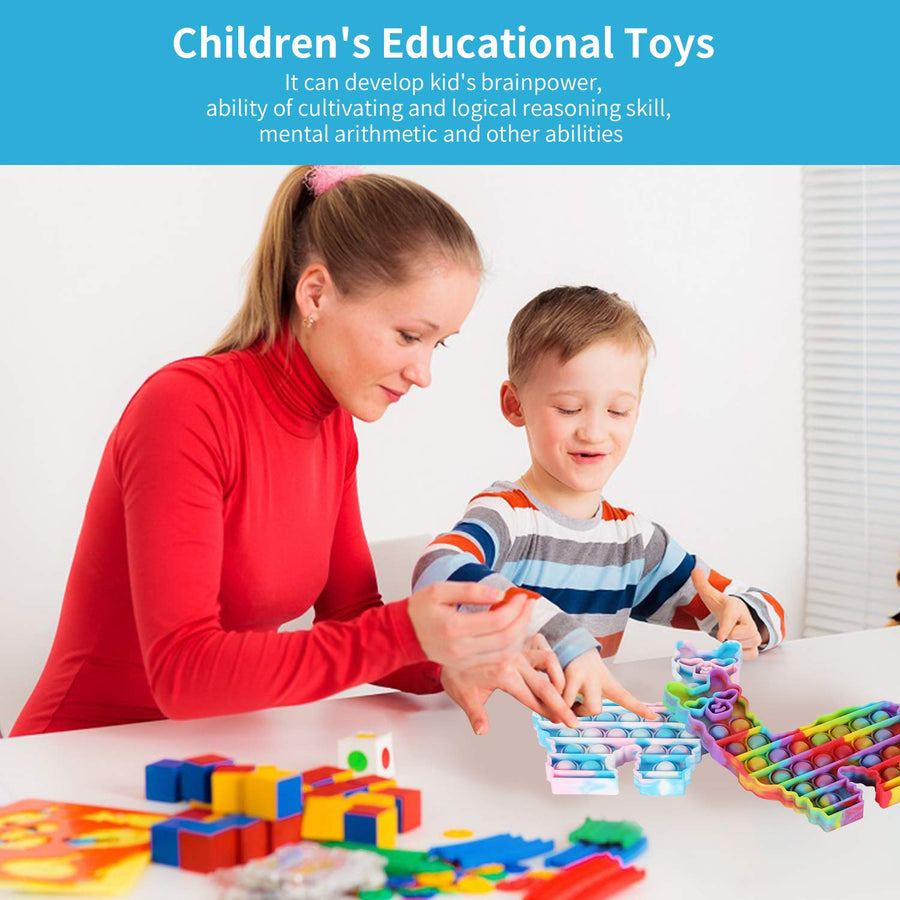 WHATOOK POP Fidget Llama Toys its: 2pack Poppers Sensory Special Needs Stress Relief and Anti-Anxiety Silicone Squeeze Bubble Alpaca Toy Tools for Kids and Adults