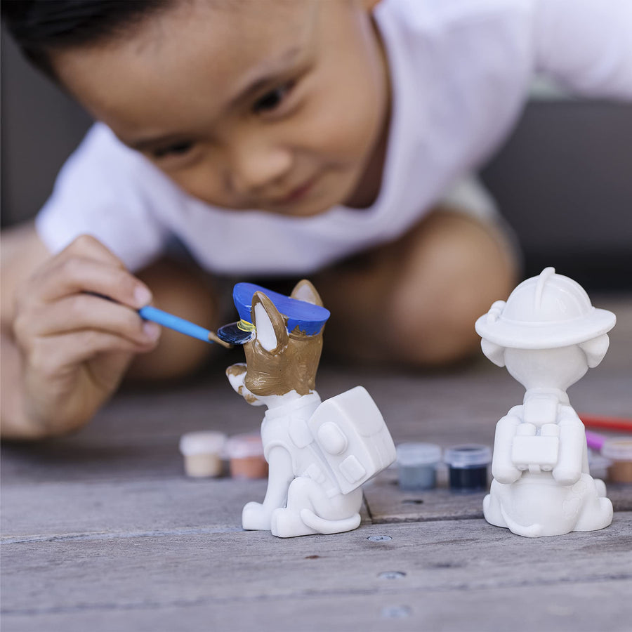 Melissa & Doug PAW Patrol Craft Kit - 3 Decorate Your Own Pup Figurines