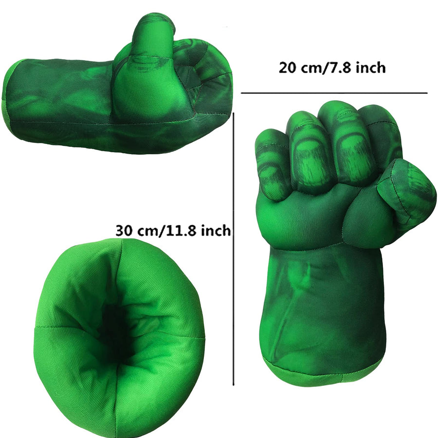 Superhero Hands Gloves Superhero Toy Fists Kids Soft Plush Superhero Costume Accessories Superhero Costumes Gloves Cosplay for Boy Girl Christmas Halloween Birthday Gift (1 Pair)