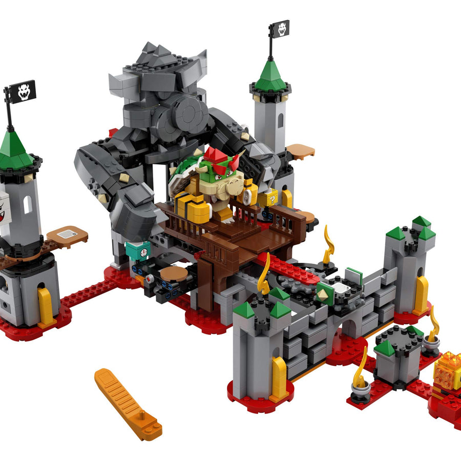 LEGO Super Mario Bowser’s Castle Boss Battle Expansion Set 71369 Building Kit; Collectible Toy for Kids to Customize Their Super Mario Starter Course (71360) Playset (1,010 Pieces)
