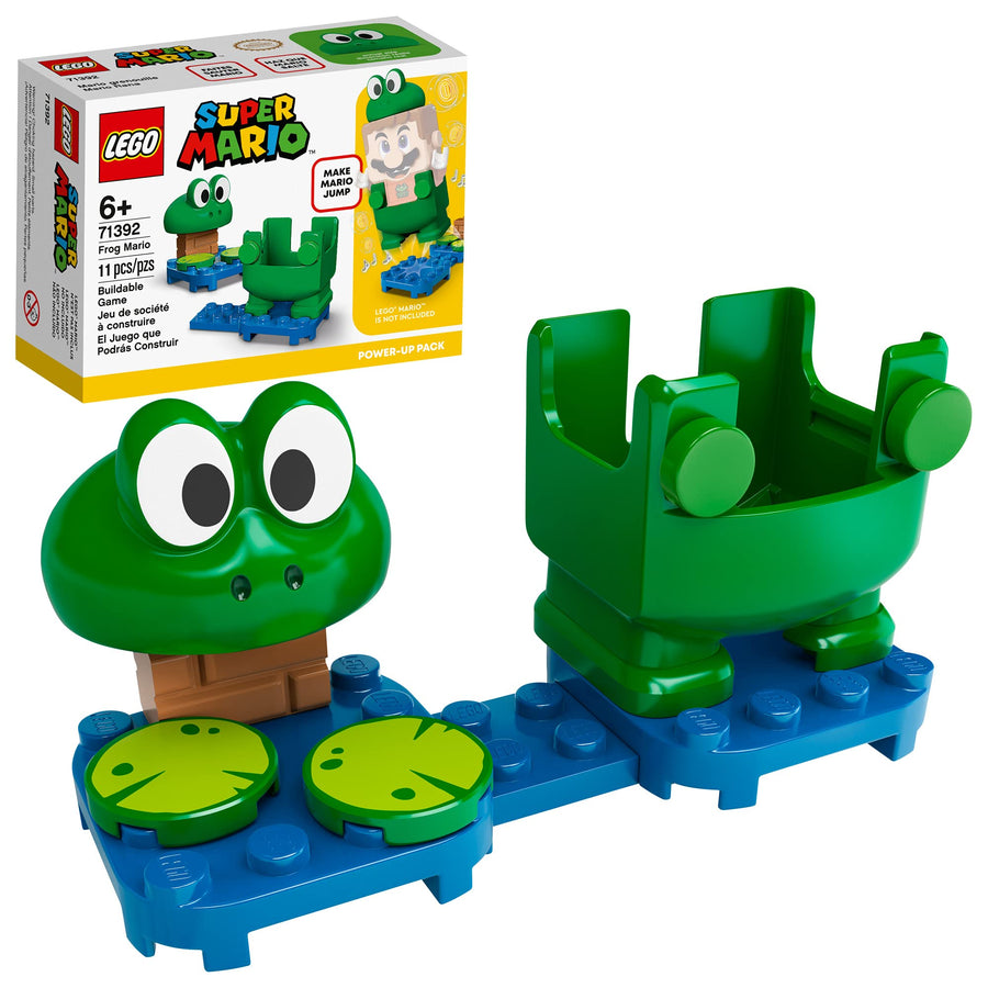LEGO Super Mario Frog Mario Power-Up Pack 71392 Building Kit; Collectible Gift Toy for Creative Kids; New 2021 (11 Pieces)