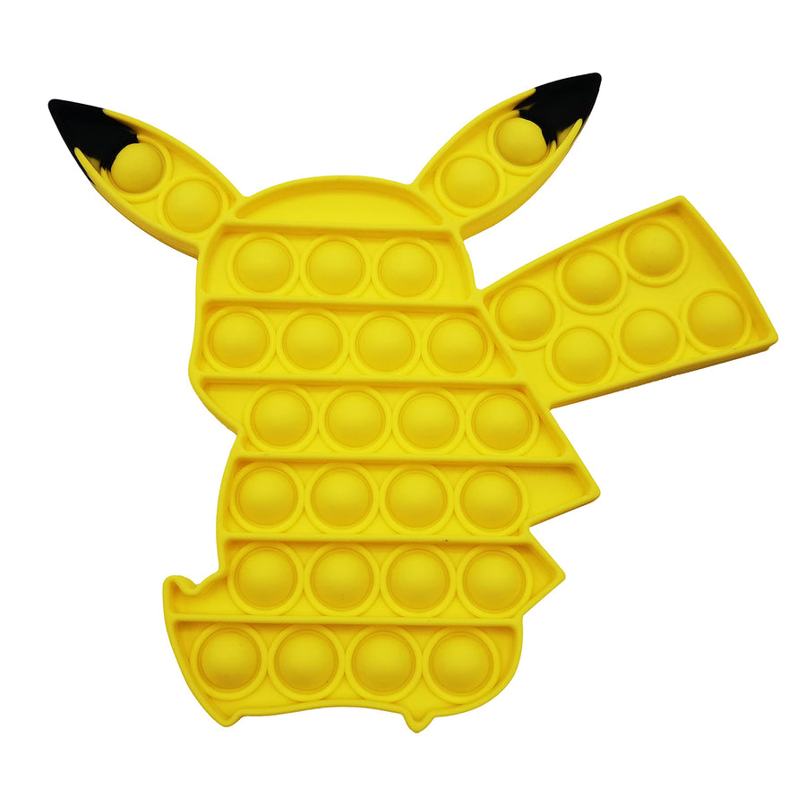 Tie Dye Push Pop Pop Fidget Sensory Toy, Popper Fidget Toy That Suitable for ADHD and Early Educational Toddler Baby, Mega Pop Fidgets for Girls and Kids (PKQ-Yellow)