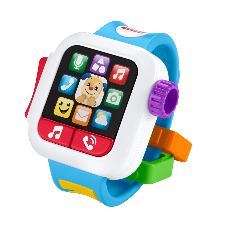 Fisher-Price GJW17 Laugh & Learn Time to Learn Smartwatch, Musical Baby Toy, Multicolor