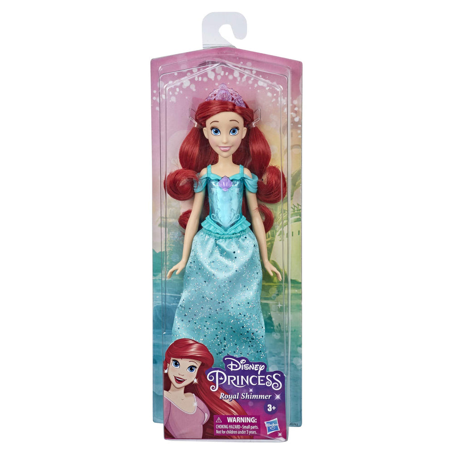 Disney Princess Royal Shimmer Ariel Doll, Fashion Doll with Skirt and Accessories, Toy for Kids Ages 3 and Up