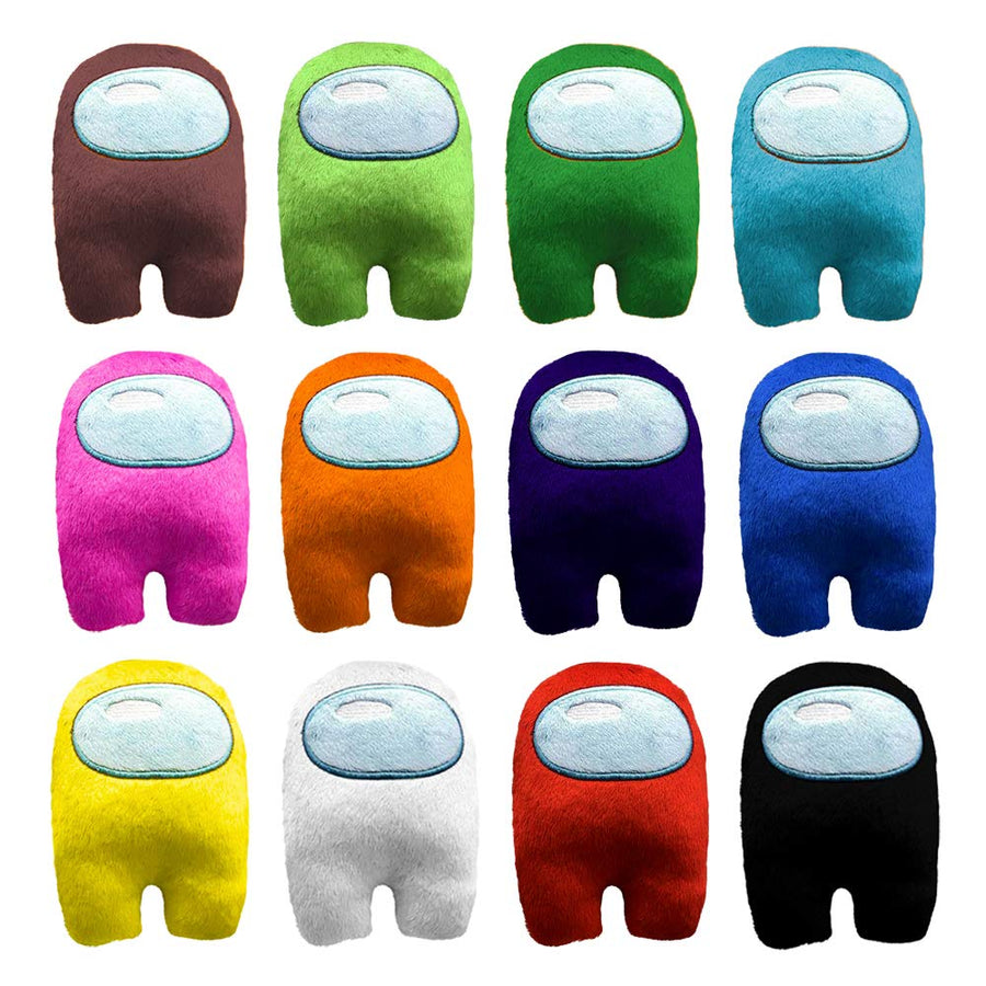Among Plush Toys Plushie Animal Toy 12 Pcs, Among Merch Stuff Funny Little Animal Gifts for Super Game Fans Young and Children