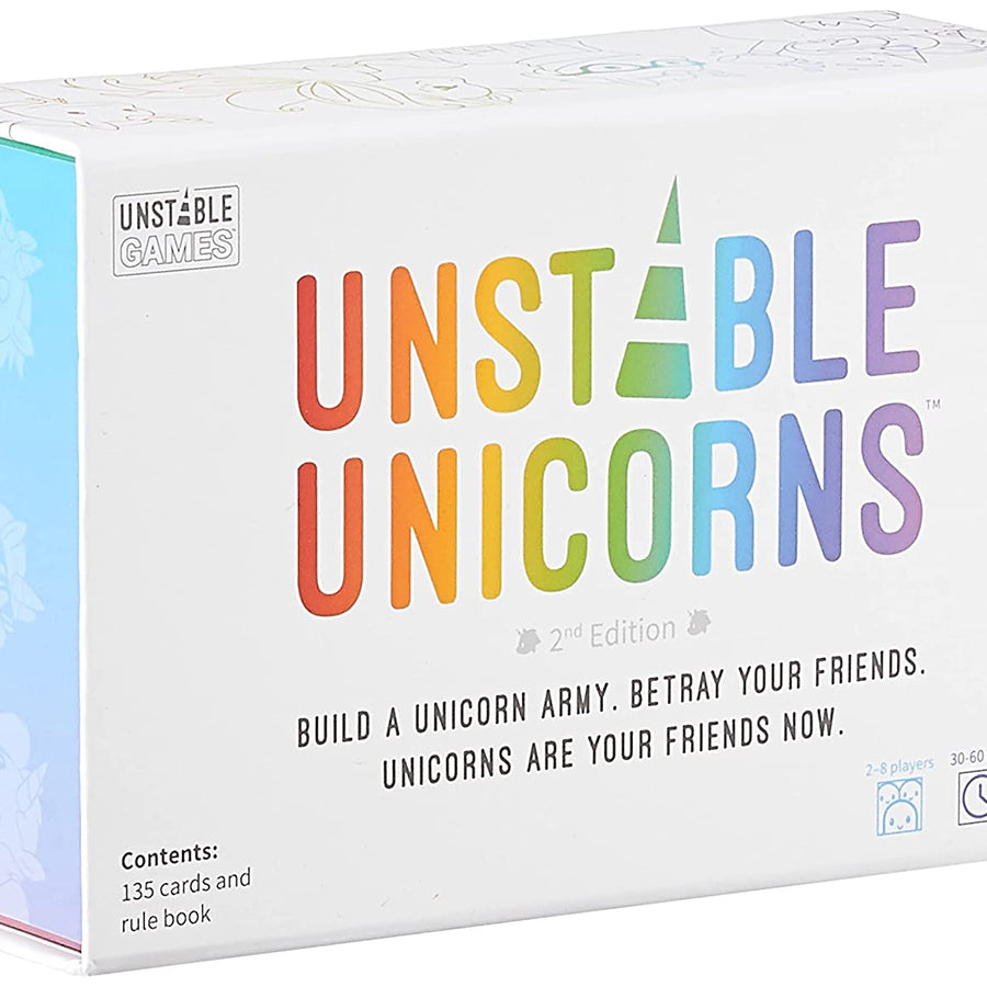 TeeTurtle Unstable Unicorns Card Game - A strategic card game and party game for adults & teens