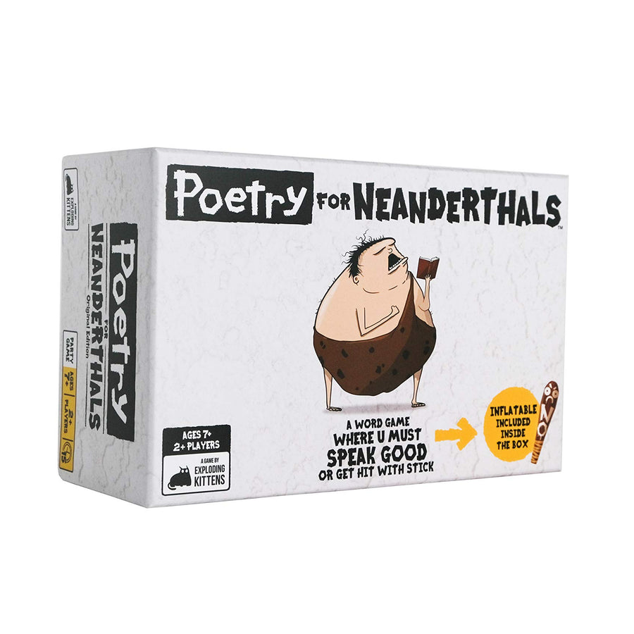 Poetry for Neanderthals by Exploding Kittens - Family Card Game - Card Game for Adults, Teens & Kids