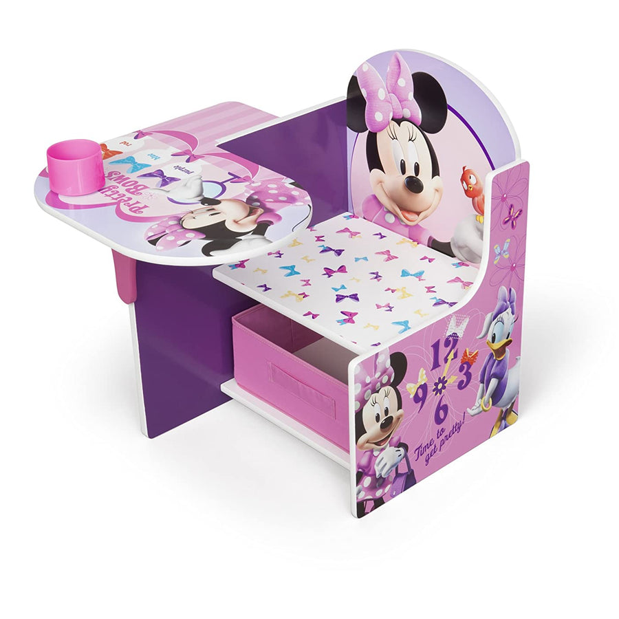 Delta Children Chair Desk With Stroage Bin, Disney Minnie Mouse