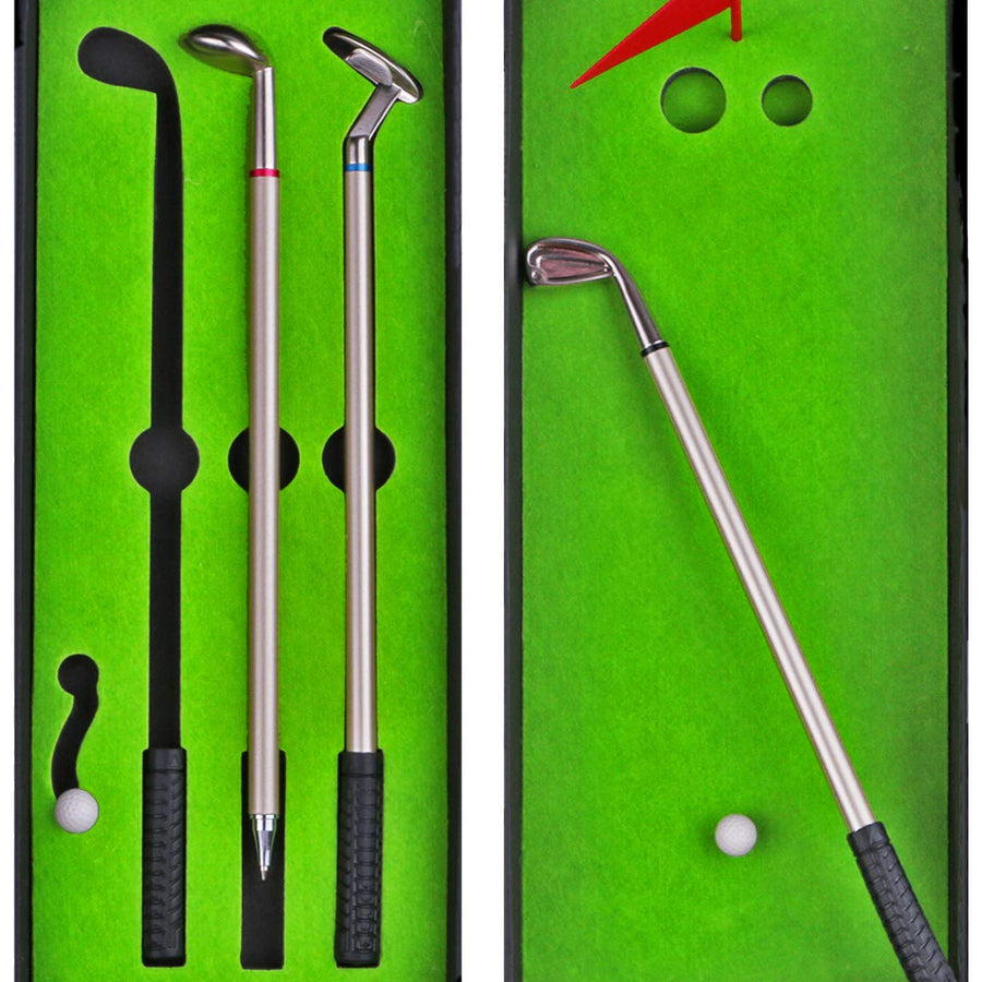 Golf Gifts for Men Unique Funny Golf Pen Set - Gag Golf Stocking Stuffers for Teen Boys Women Golfers Him Dad Golf Lovers - Boss Cool Office Gadgets Desk Accessories Novelty Desktop Games Mini Toys