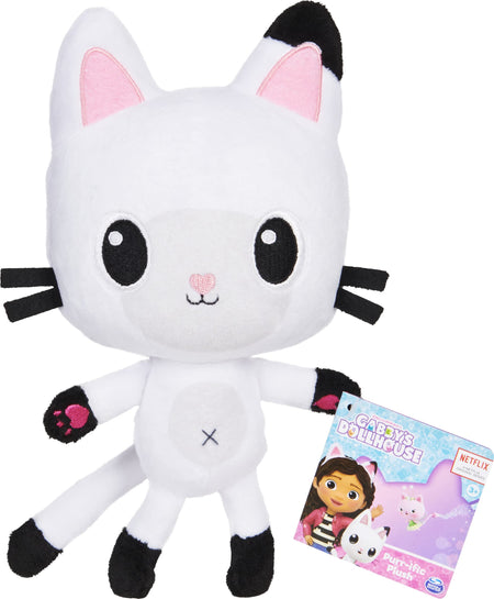 Gabby's Dollhouse, 8-inch Pandy Paws Purr-ific Plush Toy, Kids Toys for Ages 3 and up