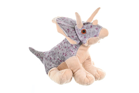 Wild Republic Triceratops Plush, Dinosaur Stuffed Animal, Plush Toy, Gifts For Kids, Cuddlekins 12", Multicolor, Model:10960