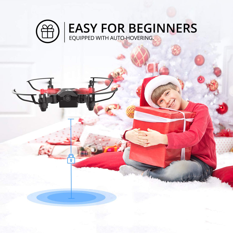 Holy Stone HS190 Foldable Mini Nano RC Drone for Kids Gift Portable Pocket Quadcopter with Altitude Hold 3D Flips and Headless Mode Easy to Fly for Beginners