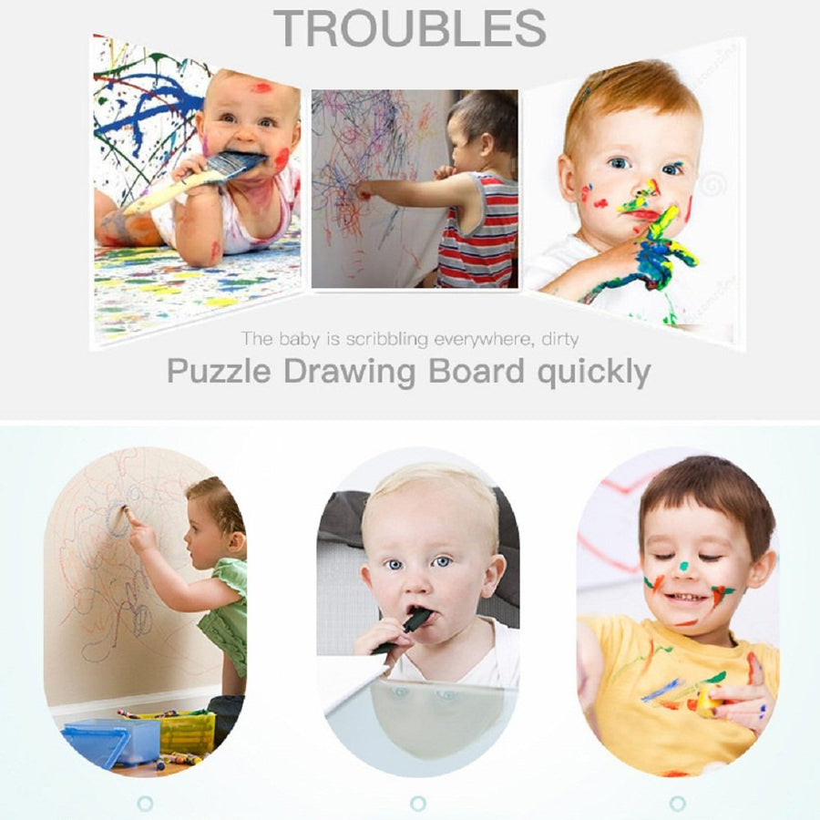 Wellchild Magnetic Drawing Board for Toddlers,Travel Size Toddlers Toys A Etch Toddler Sketch Colorful Erasable with One Carry Bag Magnet Pen and Three Stampers