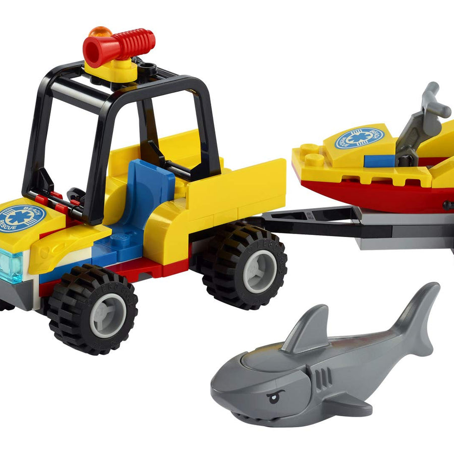 LEGO City Beach Rescue ATV 60286 Building Kit; Fun Cool Toy for Kids, New 2021 (79 Pieces)