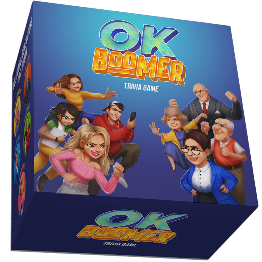 OK Boomer Trivia Card Game | Perfect Tabletop Game for Family Game Night | Trivia for All Ages 12+
