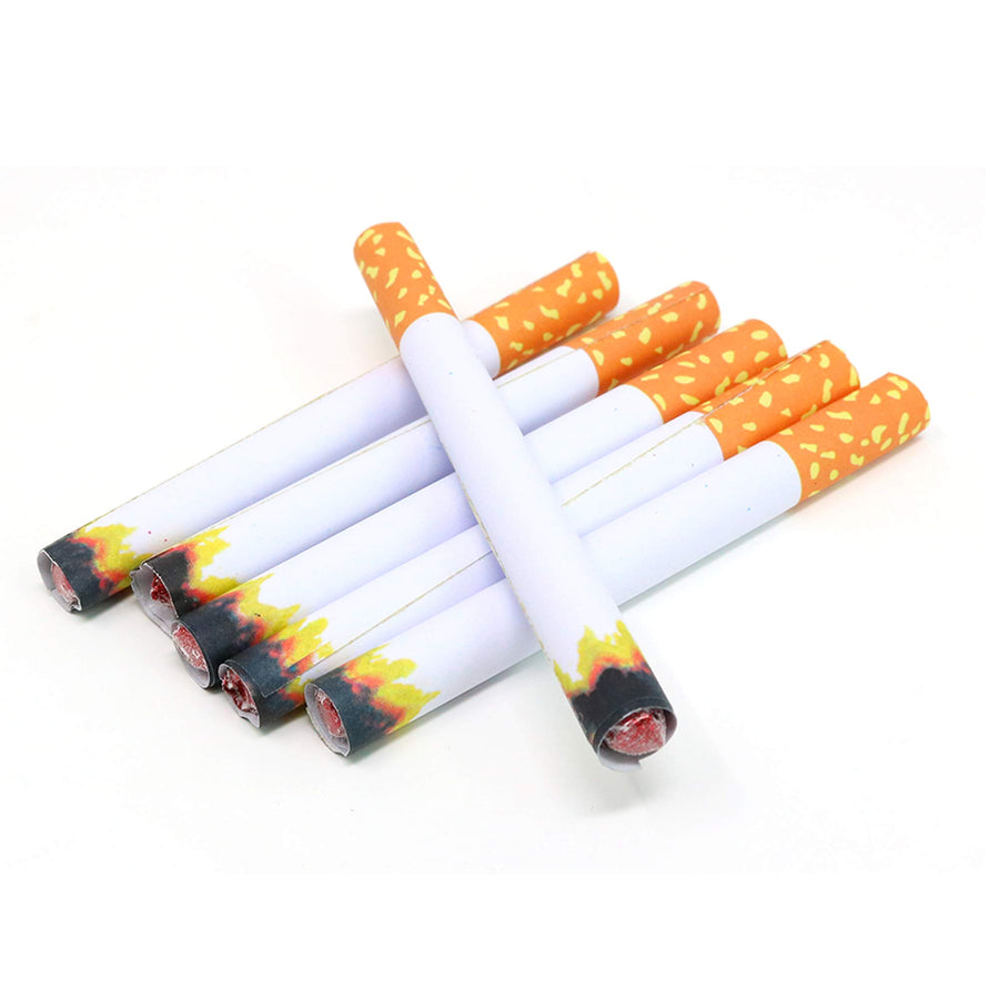 Skeleteen Fake Puff Costume Cigarettes - Child Safe Fun Stunt Cigarette - 6 Pack