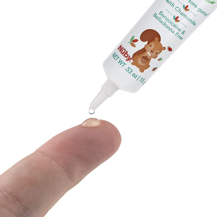 Dr. Talbot's Naturally Inspired Soothing Gel for Sore Gums with Bonus Gum-EEZ Teether Combo, Benzocaine Free, Belladonna Free, 0.53 Fluid Ounce