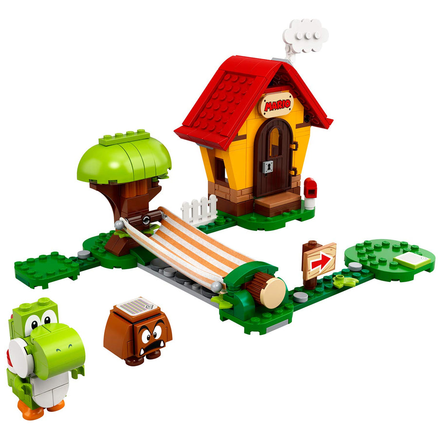 LEGO Super Mario Mario’s House & Yoshi Expansion Set 71367 Building Kit, Collectible Toy to Combine with The Super Mario Adventures with Mario Starter Course (71360) Set (205 Pieces)