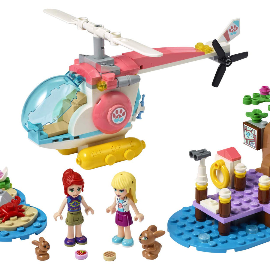 LEGO Friends Vet Clinic Rescue Helicopter 41692 Building Kit; Makes Great Birthday for Kids, New 2021 (249 Pieces)