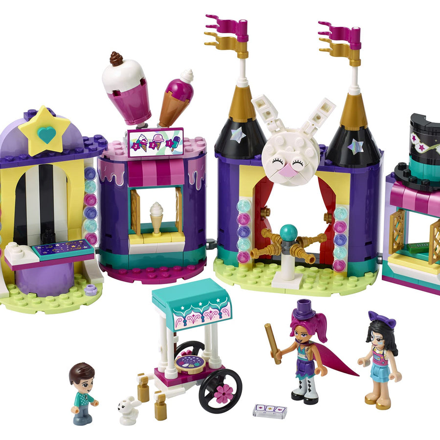 LEGO Friends Magical Funfair Stalls 41687 Building Kit; Carnival Pretend Play Toy for Kids Who Love Magic Tricks; New 2021 (361 Pieces)