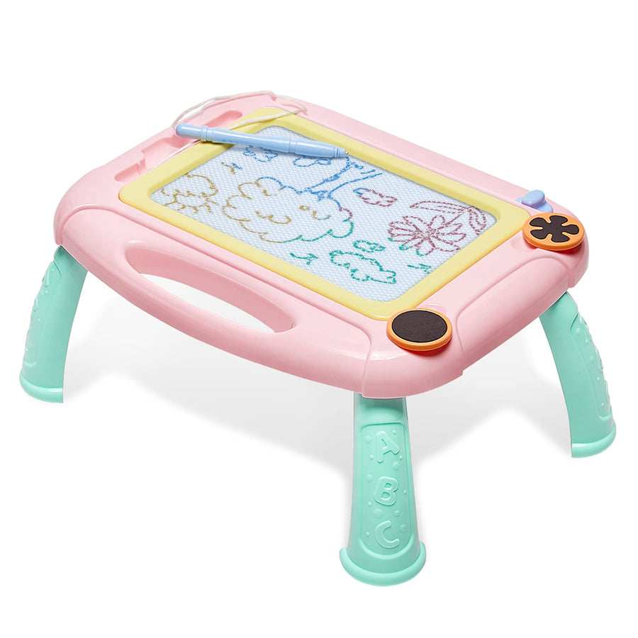 LODBY Cute Magnetic Drawing Board Doodle Sketch Pad for Toddler Girls/Boys