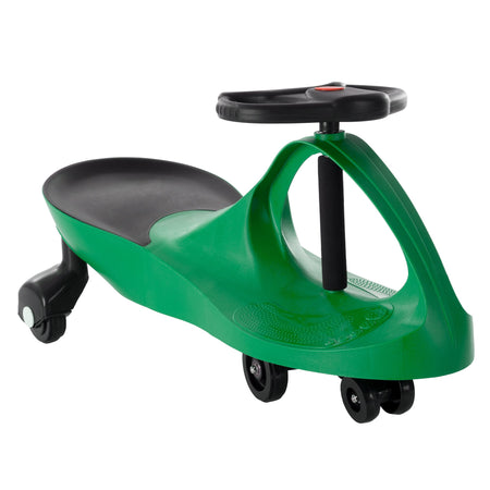 Wiggle Car Ride On Toy – No Batteries, Gears or Pedals – Twist, Swivel, Go – Outdoor Ride Ons for Kids 3 Years and Up by Lil’ Rider (Green)
