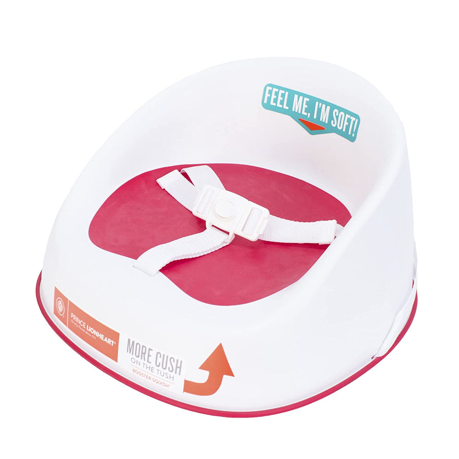 Prince Lionheart Booster Squish Seat, Flashbulb Fuchsia