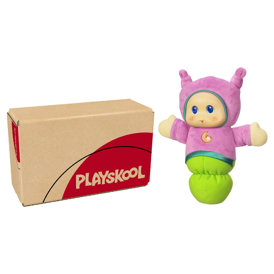 Playskool Pink Glo Worm Stuffed Lullaby Toy for Babies with Soothing Melodies (Amazon Exclusive)