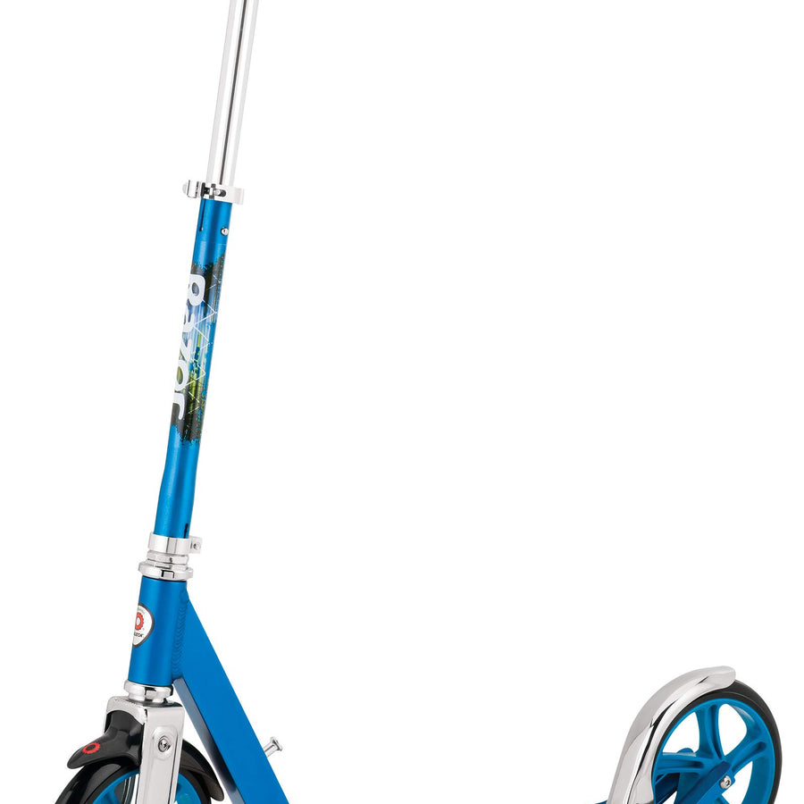 Razor A5 Lux Kick Scooter - Large 8" Wheels, Foldable, Adjustable Handlebars, Lightweight, for Riders up to 220 lbs