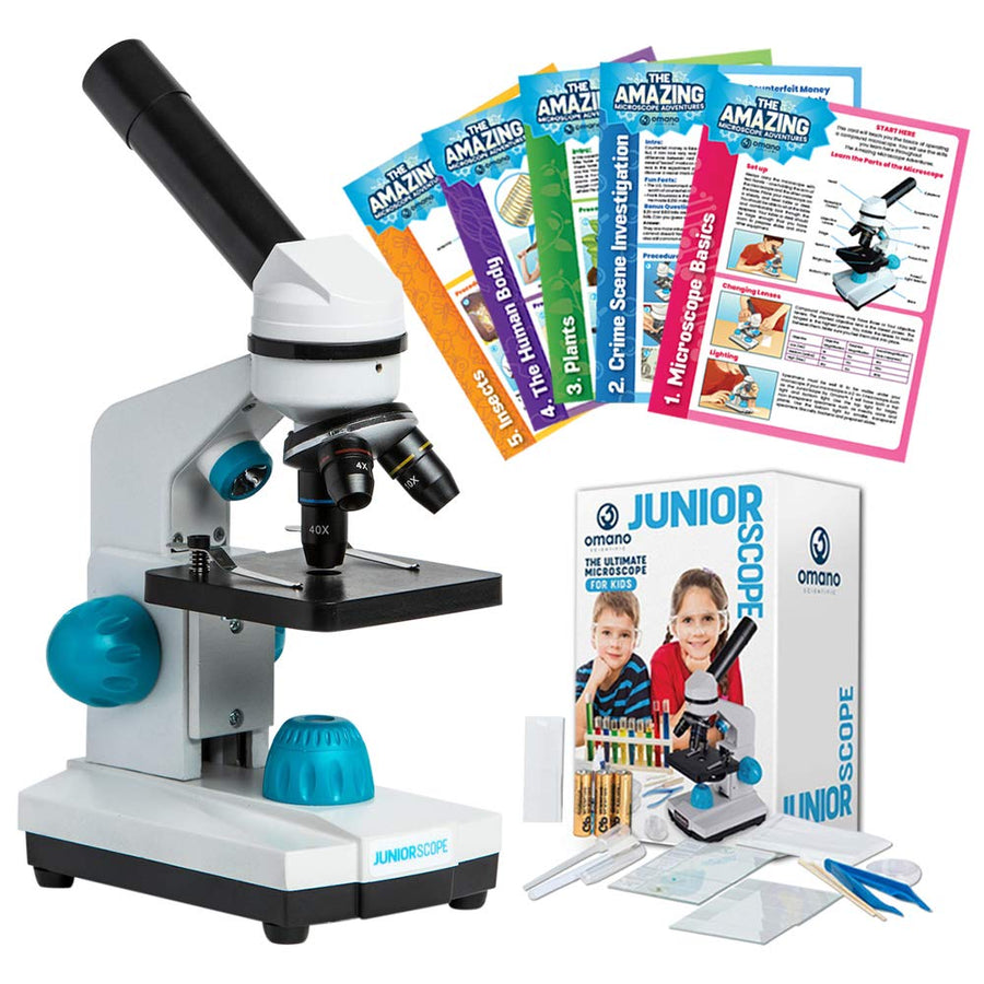JuniorScope Microscope for Kids Microscope Science Kits for Kids Science Experiment Kits