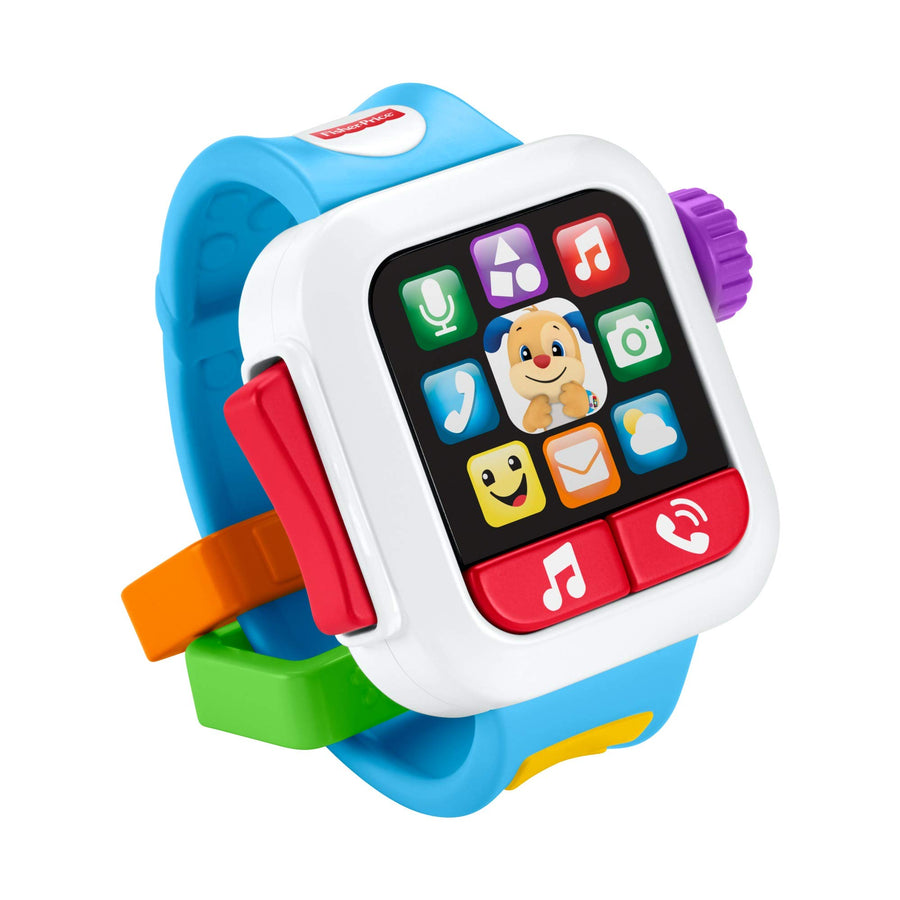 Fisher-Price GJW17 Laugh & Learn Time to Learn Smartwatch, Musical Baby Toy, Multicolor