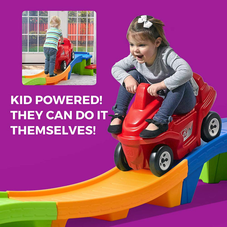 Step2 Up & Down Roller Coaster Rapid Ride & Hide Edition | Amazon Exclusive
