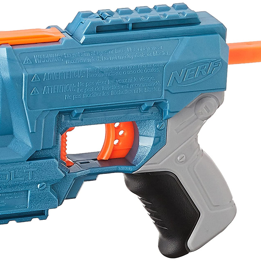 NERF Elite 2.0 Volt SD-1 Blaster -- 6 Official Darts, Light Beam Targeting, 2-Dart Storage, 2 Tactical Rails to Customize for Battle