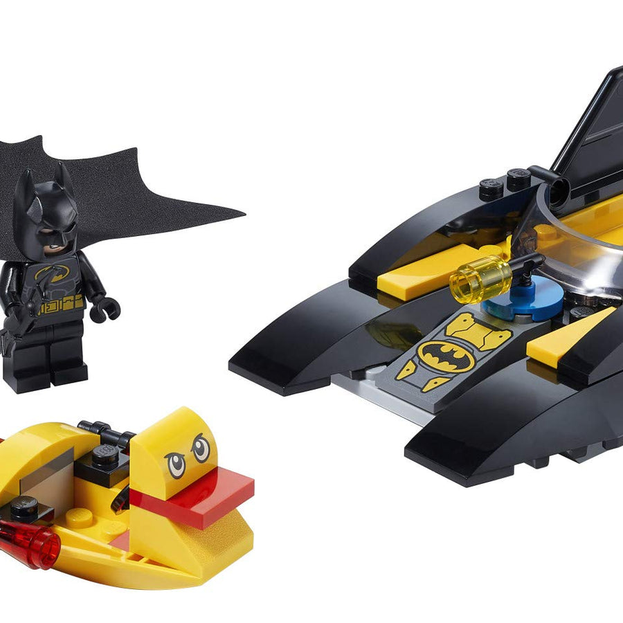LEGO DC Batboat The Penguin Pursuit! 76158 Top Batman Building Toy for Kids, with Super-Hero Minifigures, 2 Boats, a Batarang and an Umbrella, Great Holiday or Birthday Gift (55 Pieces)
