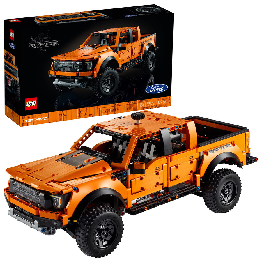 LEGO Technic Ford F-150 Raptor 42126 Building Kit; Enjoy a Rewarding Project; New 2021 (1,379 Pieces)