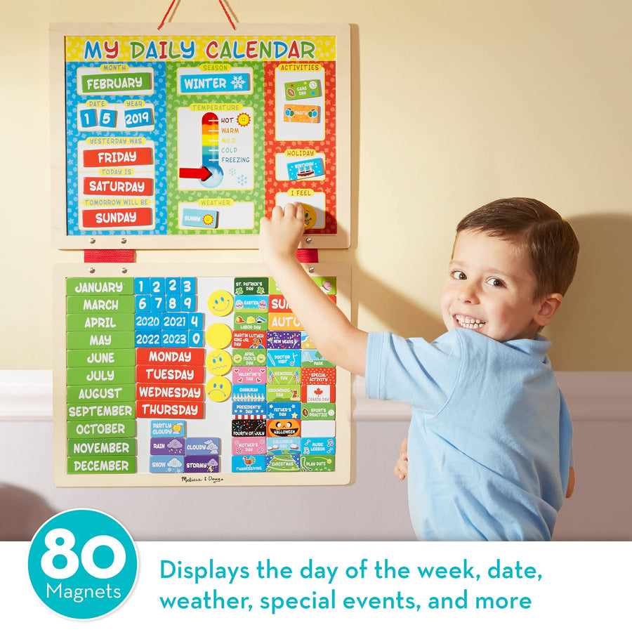 Melissa & Doug My First Daily Magnetic Calendar