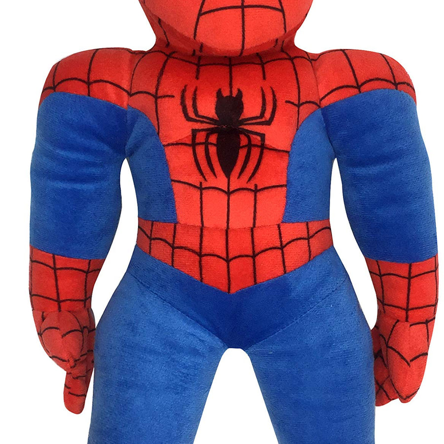 Jay Franco Marvel Super Hero Adventures Toddler Spiderman Plush Stuffed Pillow Buddy - Super Soft Polyester Microfiber, 20 inch (Official Marvel Product)