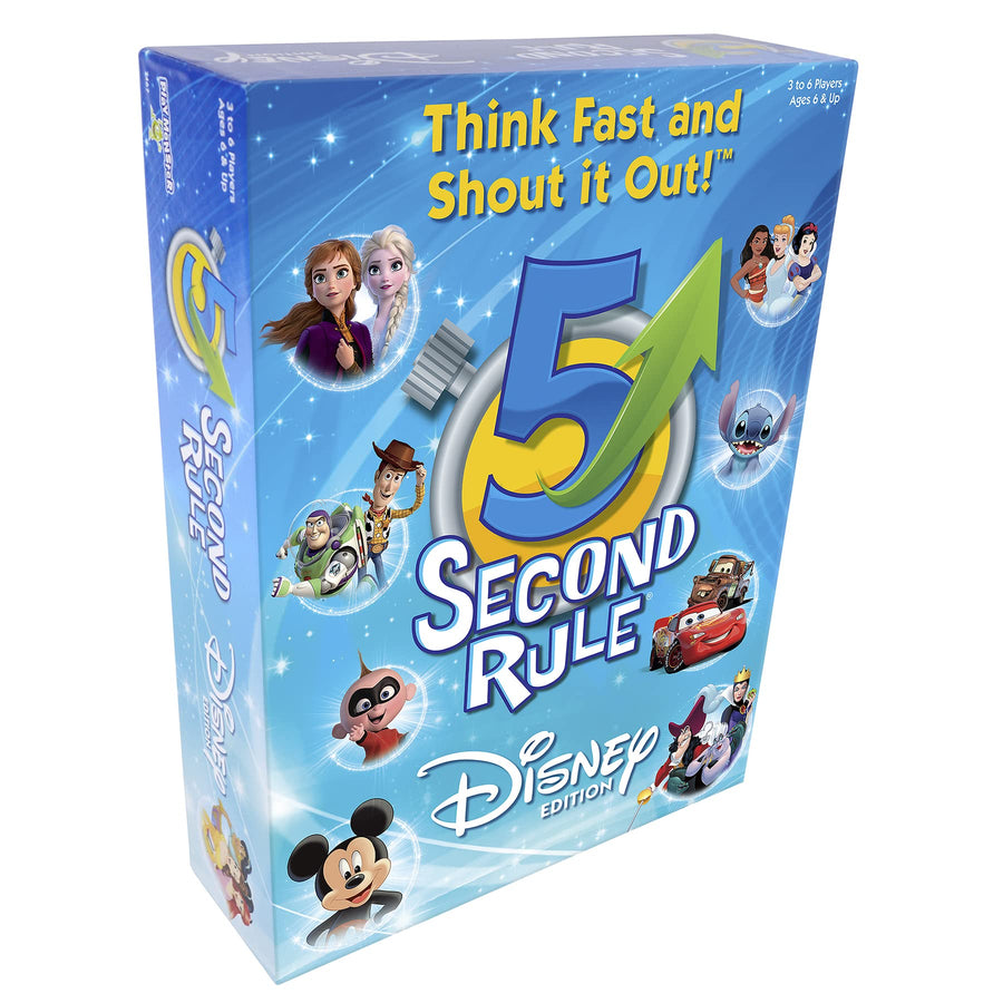 5 Second Rule Disney Edition — Fun Family Game About Your Favorite Disney Characters — Ages 6+