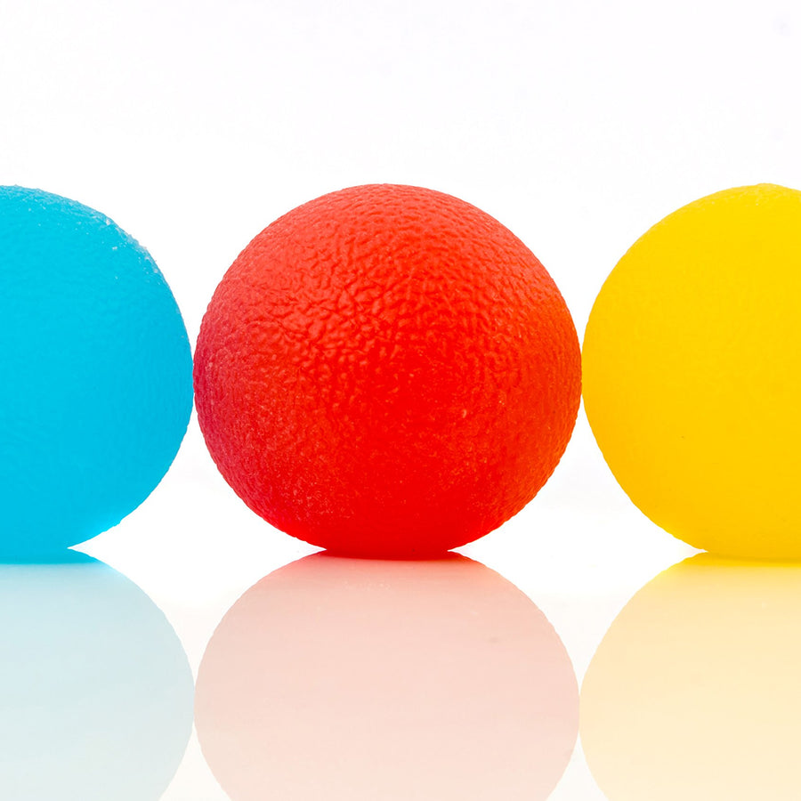 Stress Relief Balls (3-pack) - Tear-Resistant, Non-toxic, No BPA/Phthalate/Latex (Colors as Shown) - Ideal for Kids and Adults - Squishy Relief Toys to Help Anxiety, ADHD, Autism and More - By IMPRESA