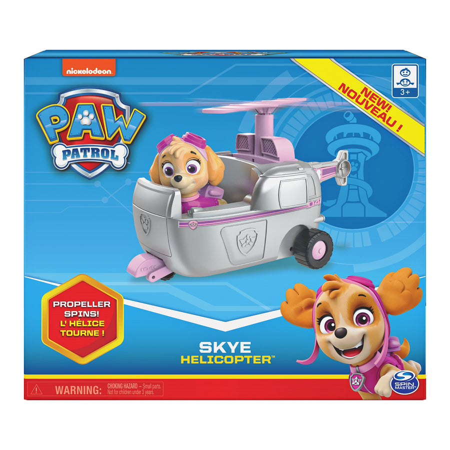 Paw Patrol, Skye’s Helicopter Vehicle with Collectible Figure, for Kids Aged 3 and Up
