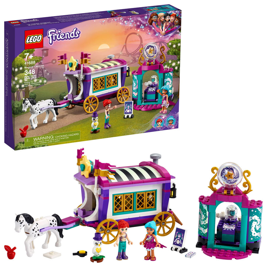 LEGO Friends Magical Caravan 41688 Building Kit; Magic Caravan Toy for Creative Kids Who Love Vehicles; New 2021 (348 Pieces)