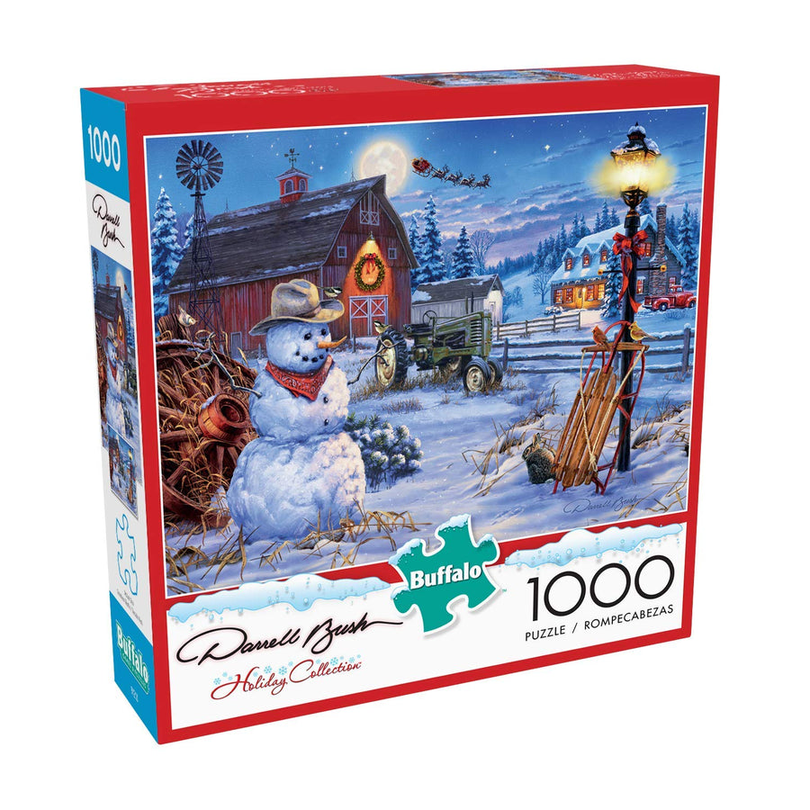 Buffalo Games - Holiday Collection - Darrell Bush - Country Christmas - 1000 Piece Jigsaw Puzzle