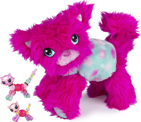Twisty Petz, Series 4, Purrella Kitty Bundle with Cuddlez Plush and 2 Collectible Bracelets
