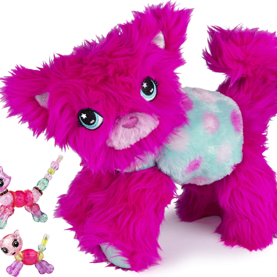 Twisty Petz, Series 4, Purrella Kitty Bundle with Cuddlez Plush and 2 Collectible Bracelets