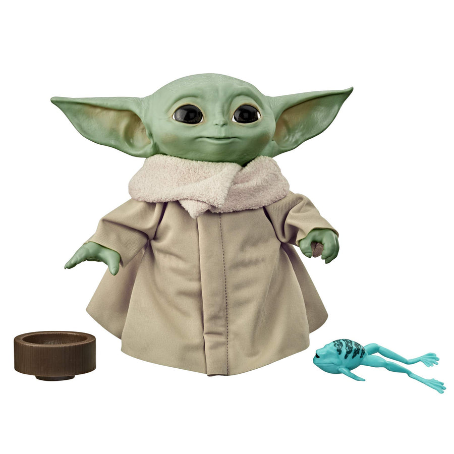 Star Wars The Child Talking Plush Toy with Character Sounds and Accessories, The Mandalorian Toy for Kids Ages 3 and Up