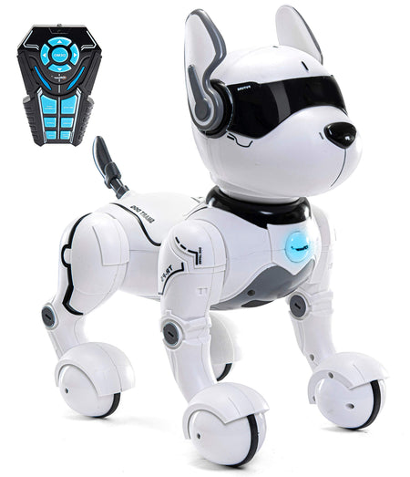 Remote Control Robot Dog Toy, Robots for Kids, Rc Dog Robot Toys for Kids 3,4,5,6,7,8,9,10 Year Old and up, Smart & Dancing Robot Toy, Imitates Animals Mini Pet Dog Robot…